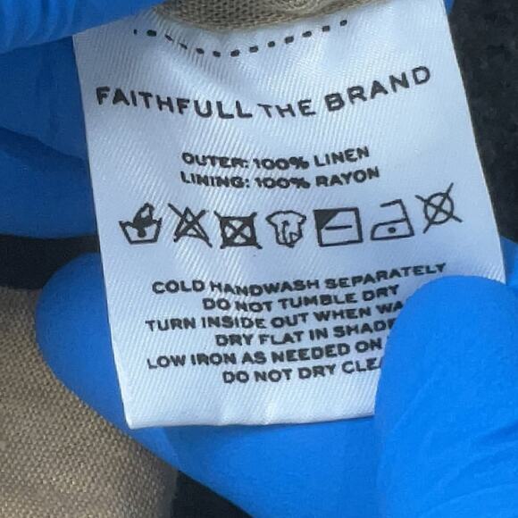 Faithfull + Net Sustain Rianne Elmelds Polka Dot Linen Midi Dress 10 - Picture 9 of 9